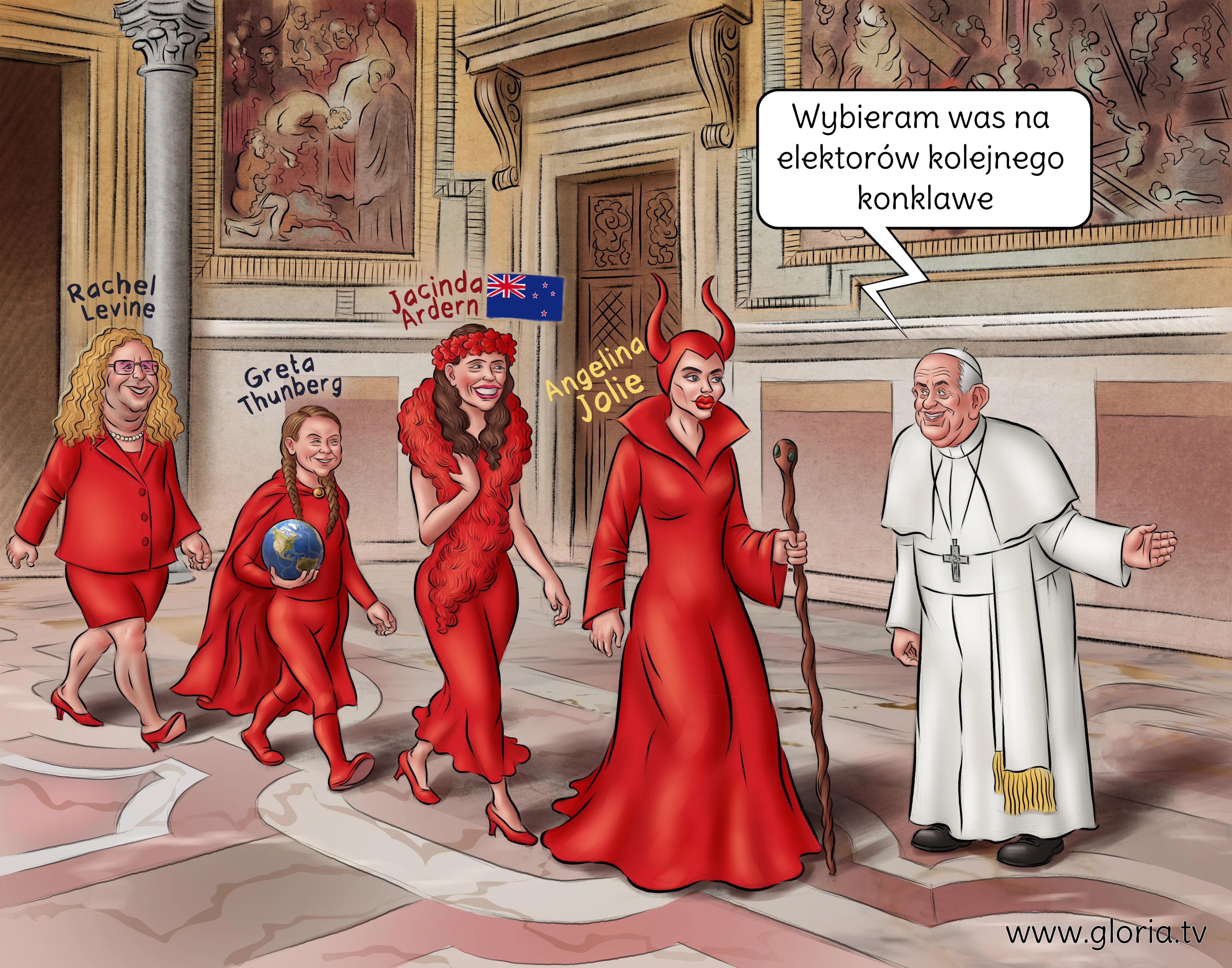 Pseudopapie Bergoglio wybiera elektorów na pseudokonklawe