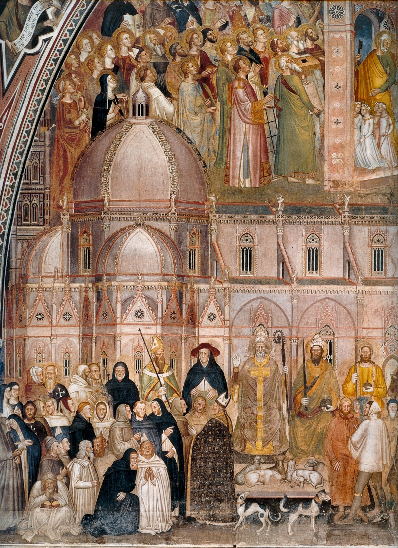 Ecclesia viam salutis. Andrea di Bonaiuto. 1366-1367.