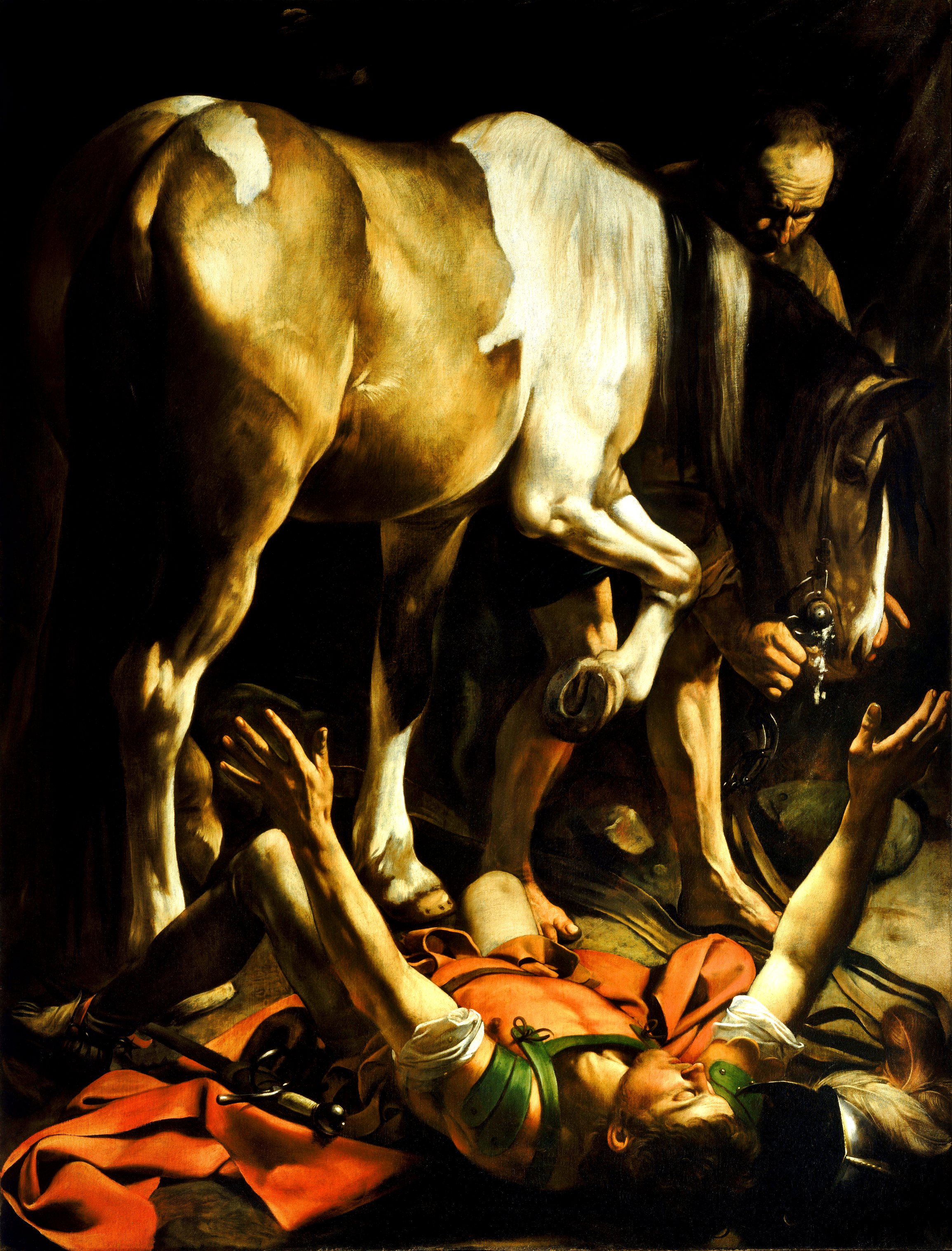 Nawrócenie w. Pawa. Caravaggio, 1600 r.