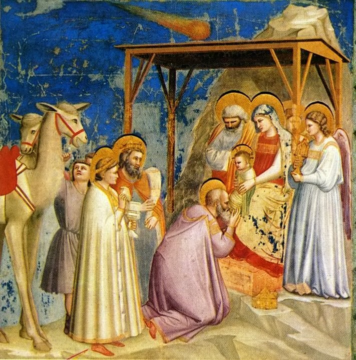 Pokon Trzech Króli. Giotto.