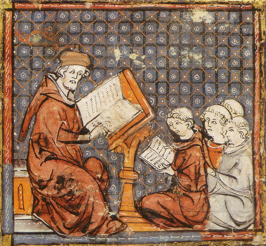 Wykad na Uniwersytecie Paryskim, koniec XIV wieku.