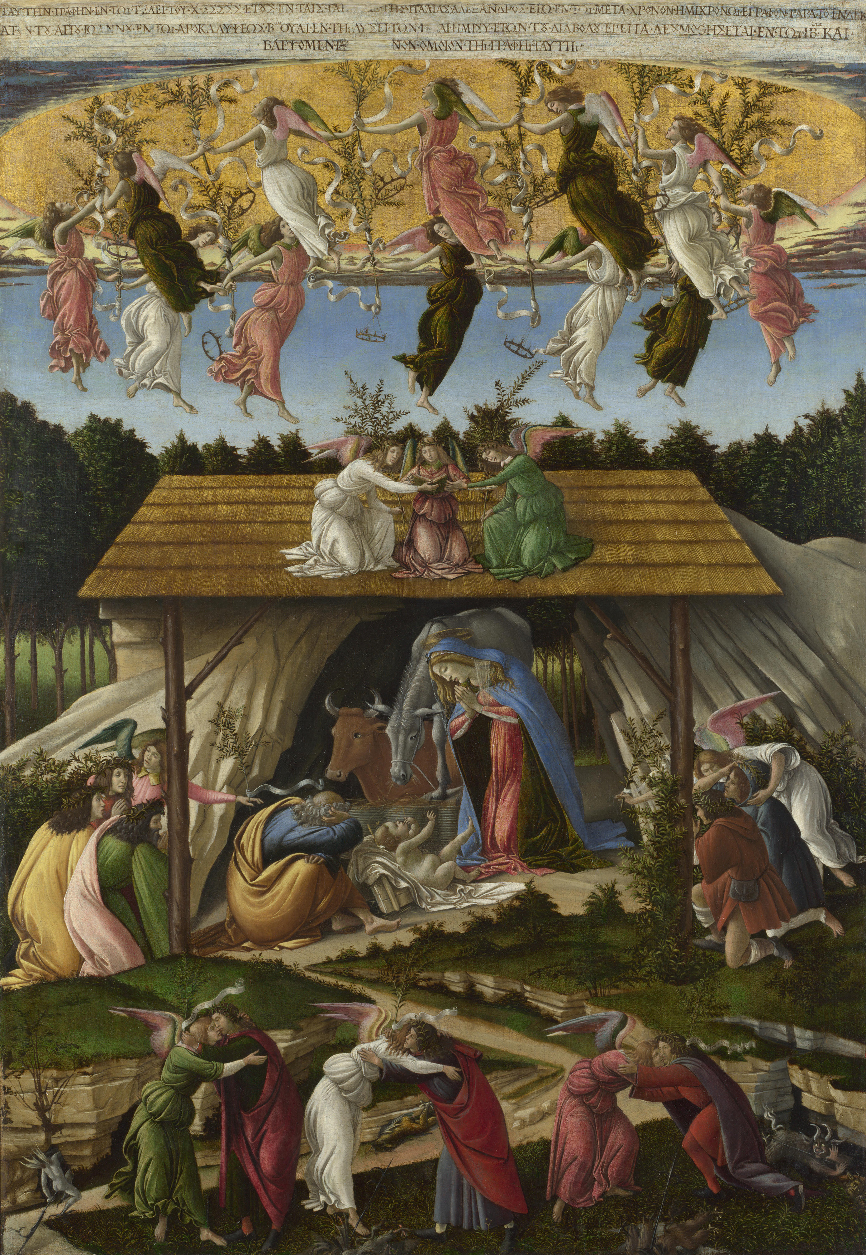 Boe Narodzenie. Sandro Botticelli.