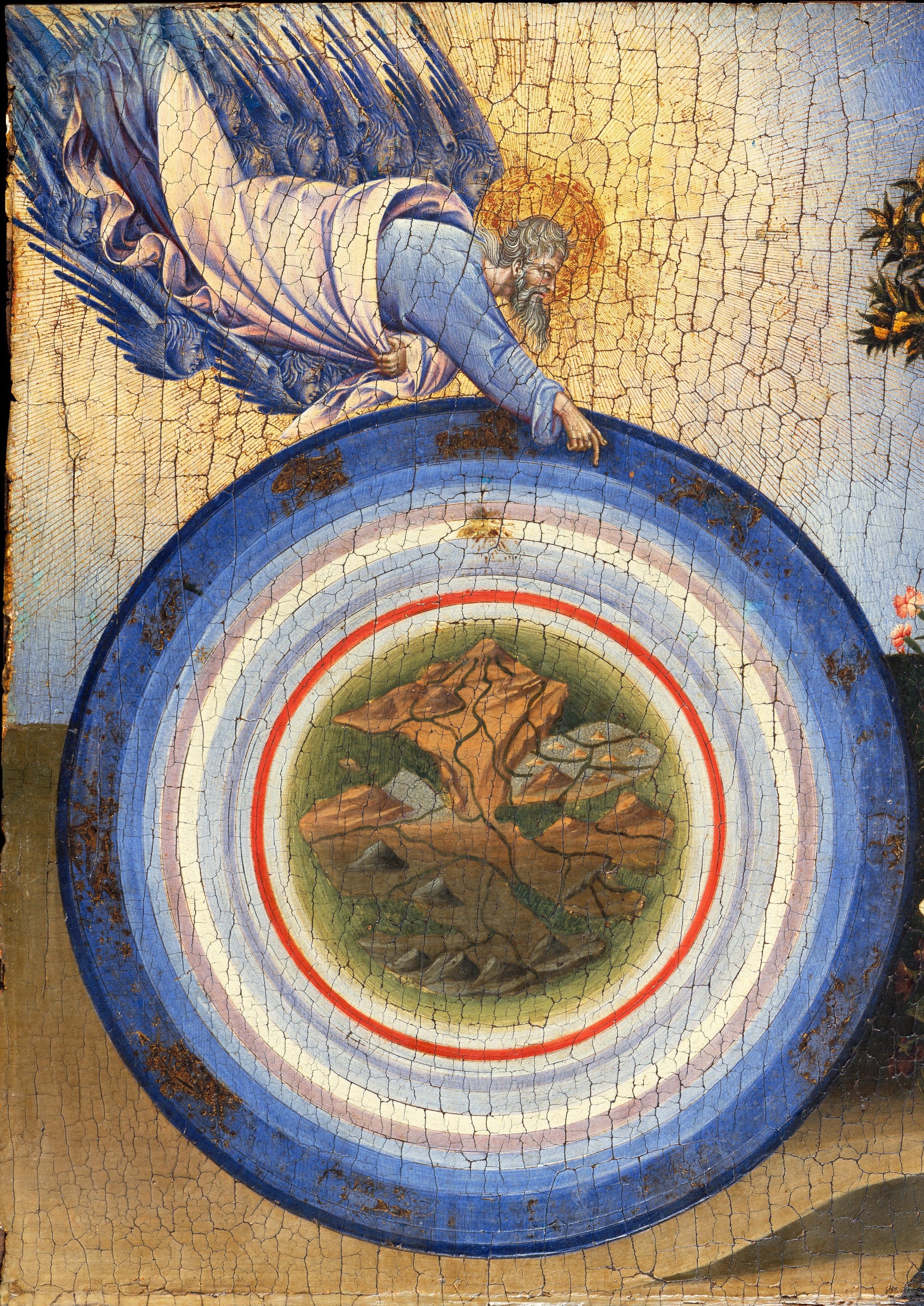 Stworzenie wiata. Giovanni di Paolo.
