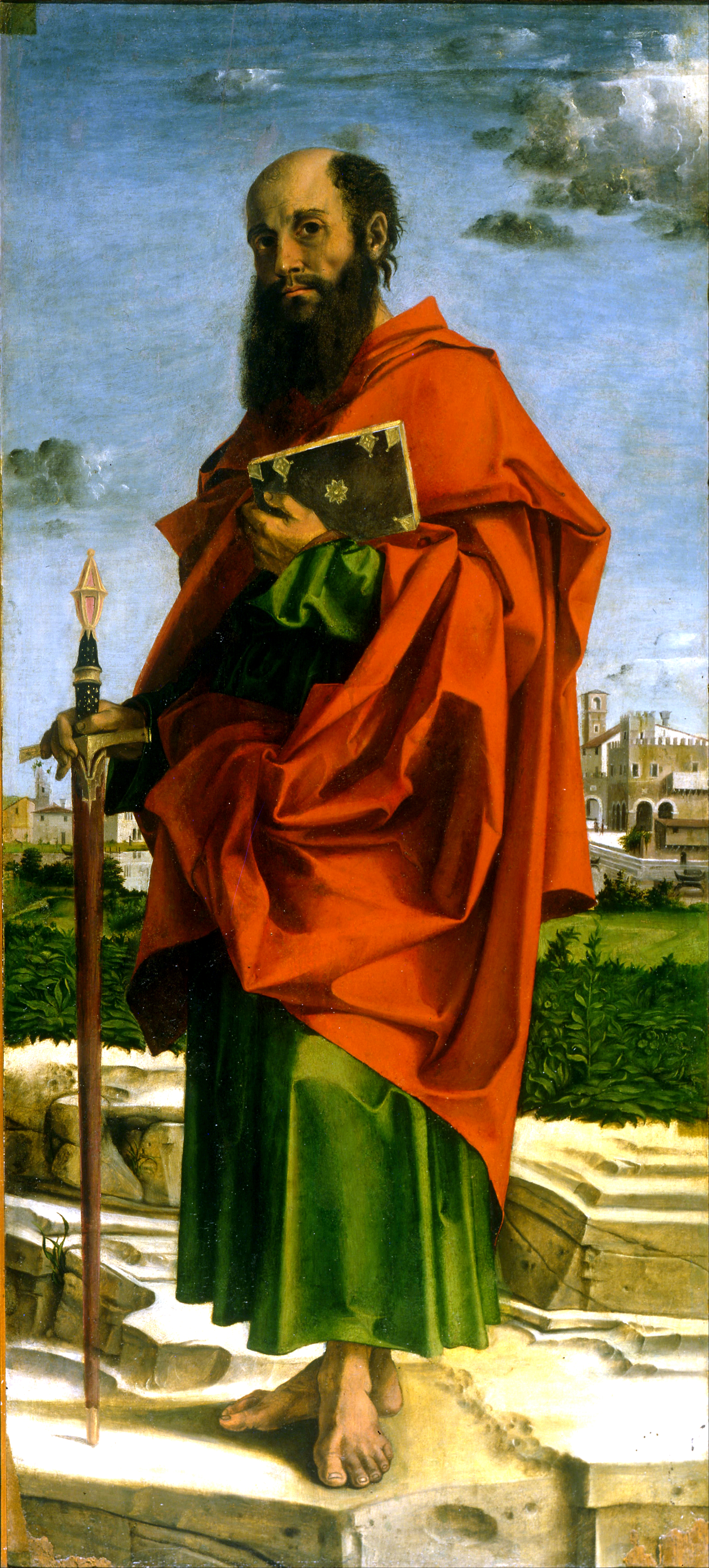 w. Pawe Aposto. Bartolomeo Montagna 1482.