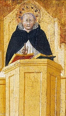 w. Tomasz z Akwinu. Giovanni di Paolo (1403-1482).