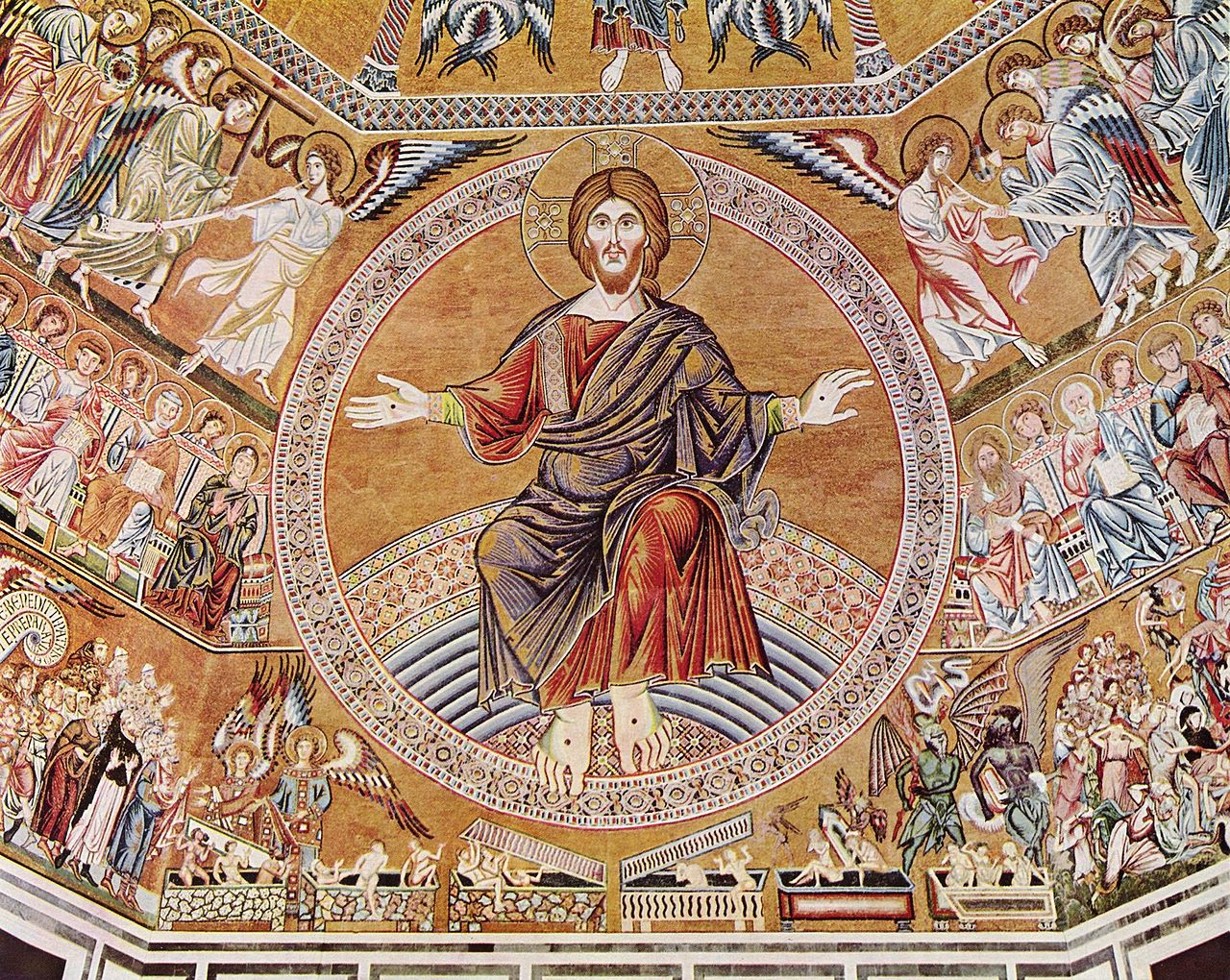 Chrystus Pantokrator i Sd Ostateczny. San Giovanni.