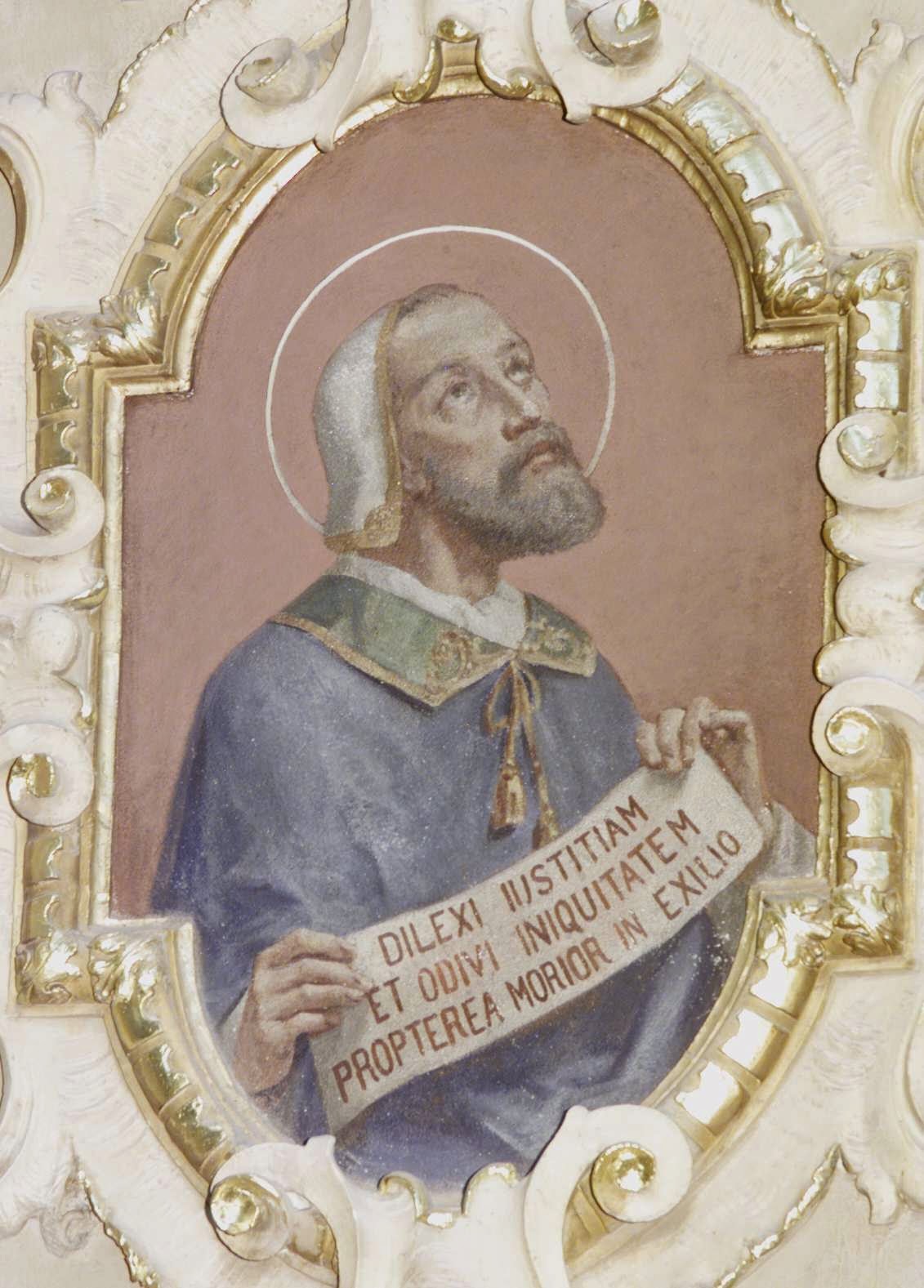 w. Grzegorz VII, Papie. Dilexi iustitiam et odivi iniquitatem, propterea morior in exilio.