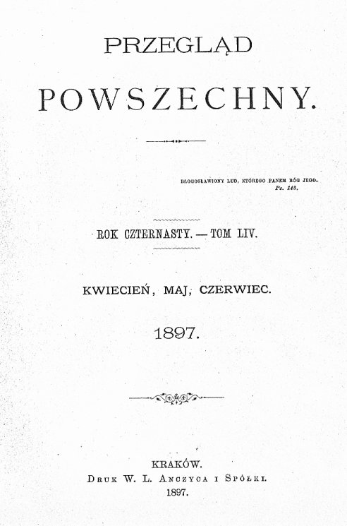 "Przegld Powszechny", 1897 r.