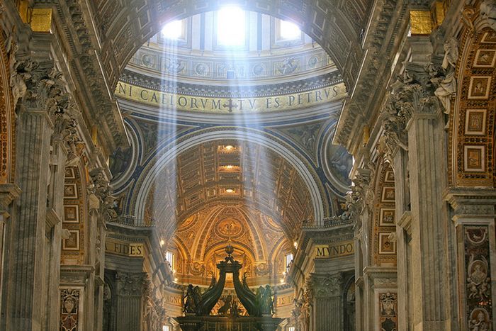 Basilica Vaticana sive Basilica Sancti Petri. "Tu es Petrus".