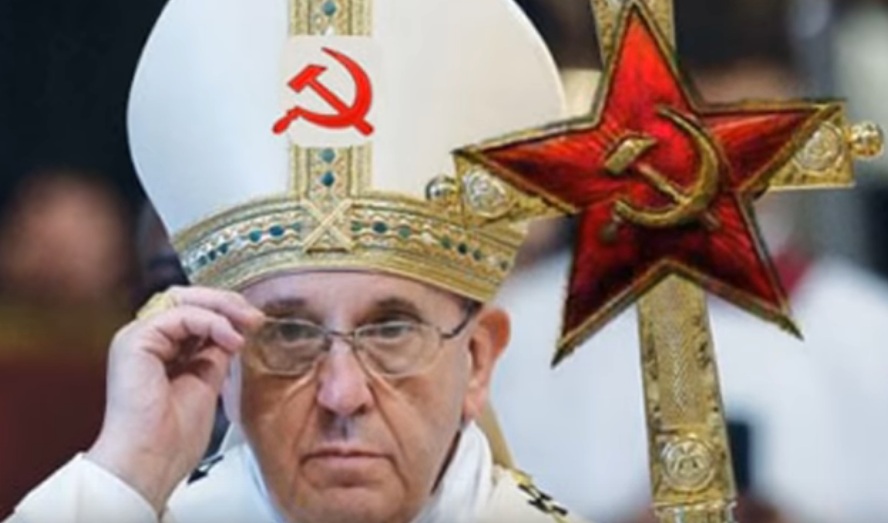 Pseudopapież Franciszek-Bergoglio jako komunista