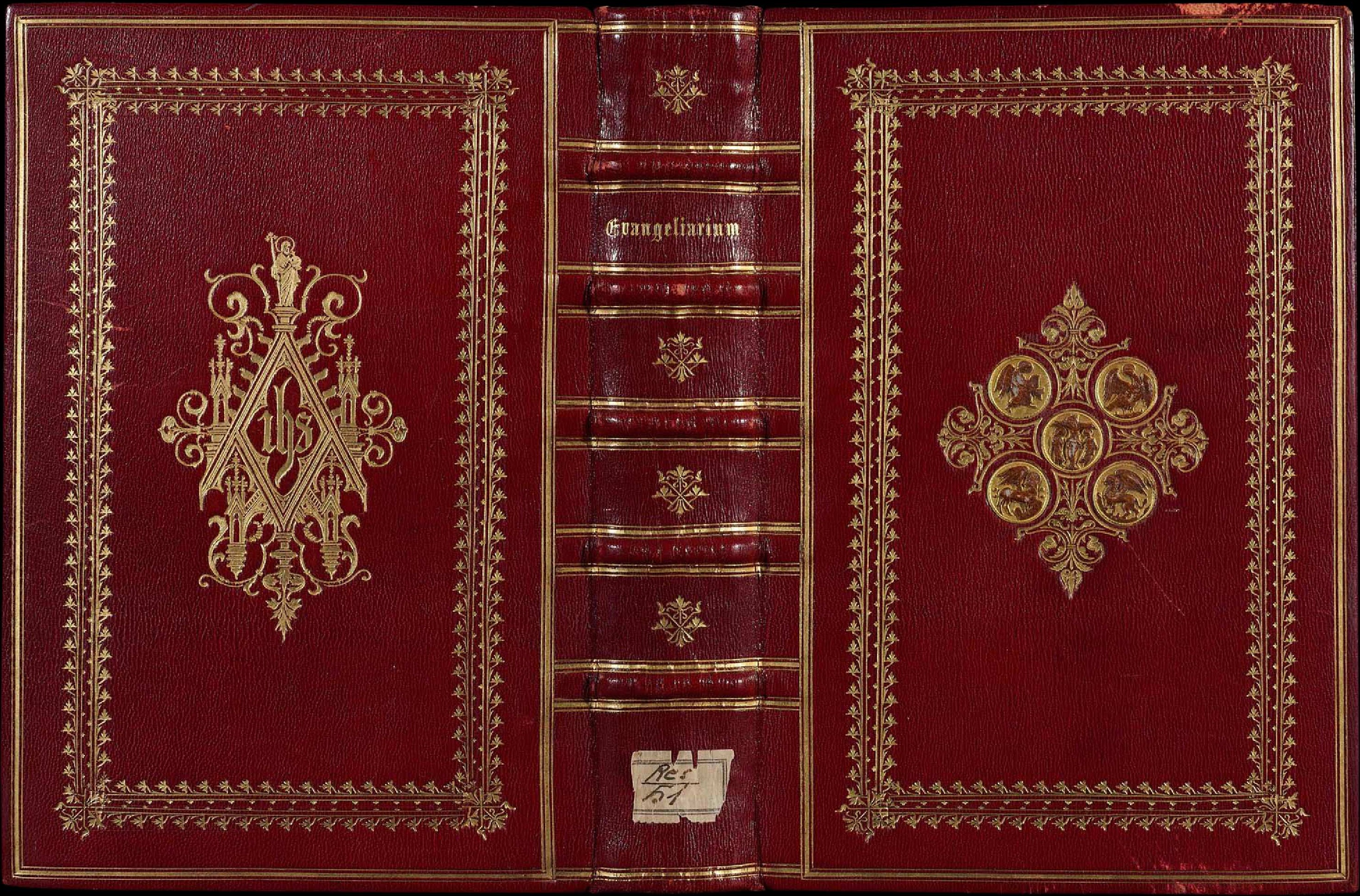Evangeliarium. Ewangeliarz z Paryża. Evangeliario de Paris para uso de Carlos Duque de Angulema.