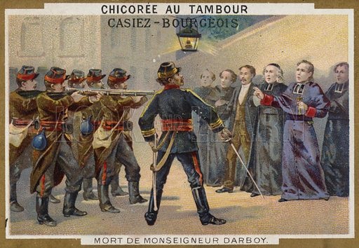 Komuna Paryska. Śmierć Mons. Darboy, Arcybiskupa Paryża, 1871 r.