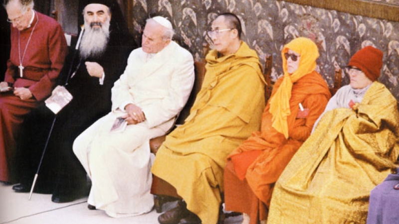 Międzyreligijny zlot sekciarzy w Asyżu pod przewodnictwem pseudopapieża Jana Pawła II, 1986 r.
