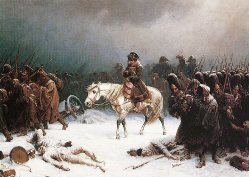 Napoleon w odwrocie z Moskwy