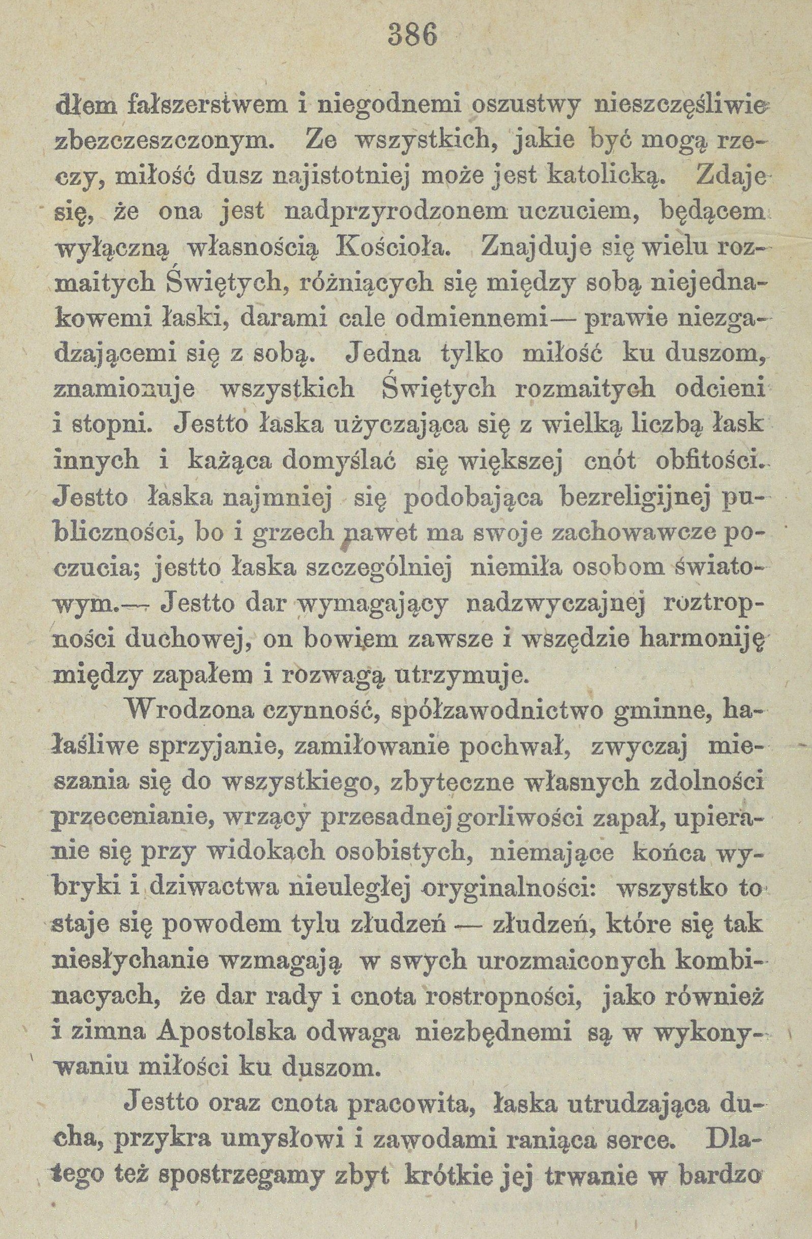 Krew Przenajdrosza czyli cena zbawienia naszego, przez F. W. Faber’a, Doktora Teologii, Kapana Oratorium -go Filipa Nereusza. Warszawa. W Drukarni Instytutu Guchoniemych i Ociemniaych. 1874, s. 386.