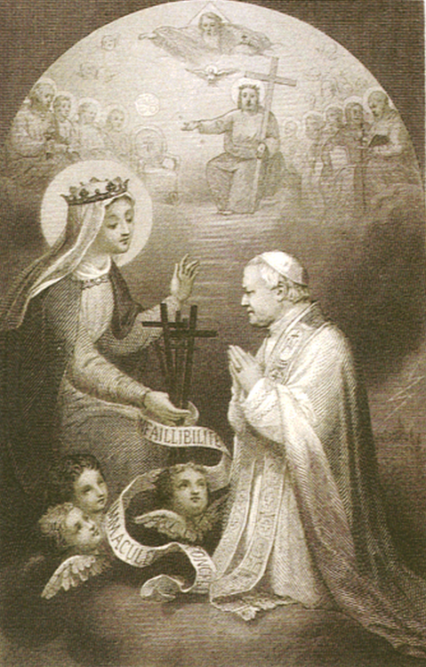 Papież Pius IX i Matka Boska