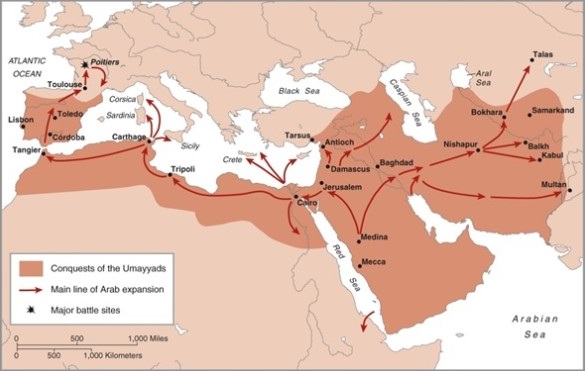 Podboje arabskie w latach 632-732