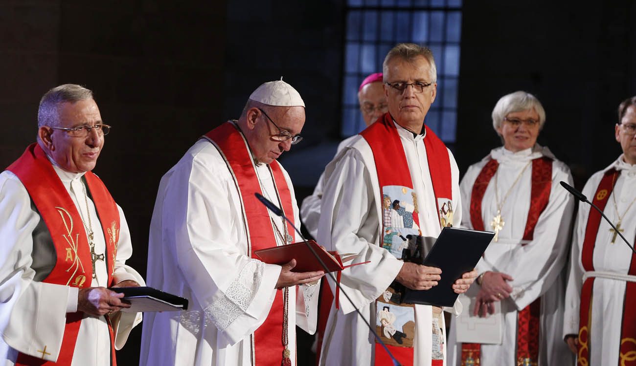 Pseudopapież Bergoglio i luterańscy kacerze