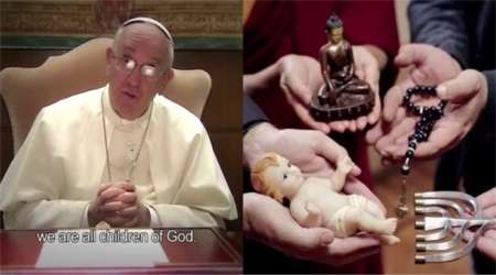 Pseudopapież Franciszek-Bergoglio propaguje apostazję