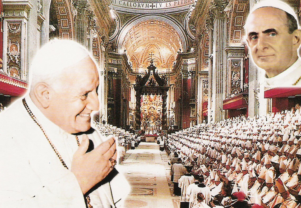 Antypapieże Roncalli (Jan XXIII) i Montini (Paweł VI), oraz Zbójecki Sobór Watykański II