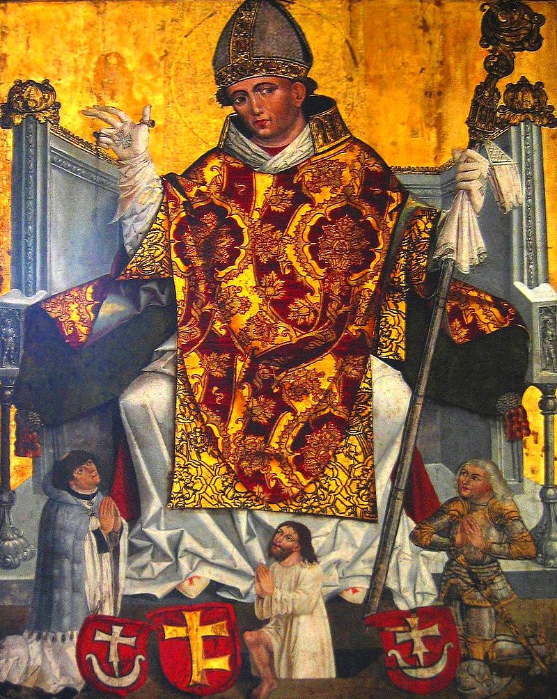 Święty Stanisław Biskup Krakowski i Męczennik. Sanctus Stanislaus Episcopus Cracoviensis et Martyr.
