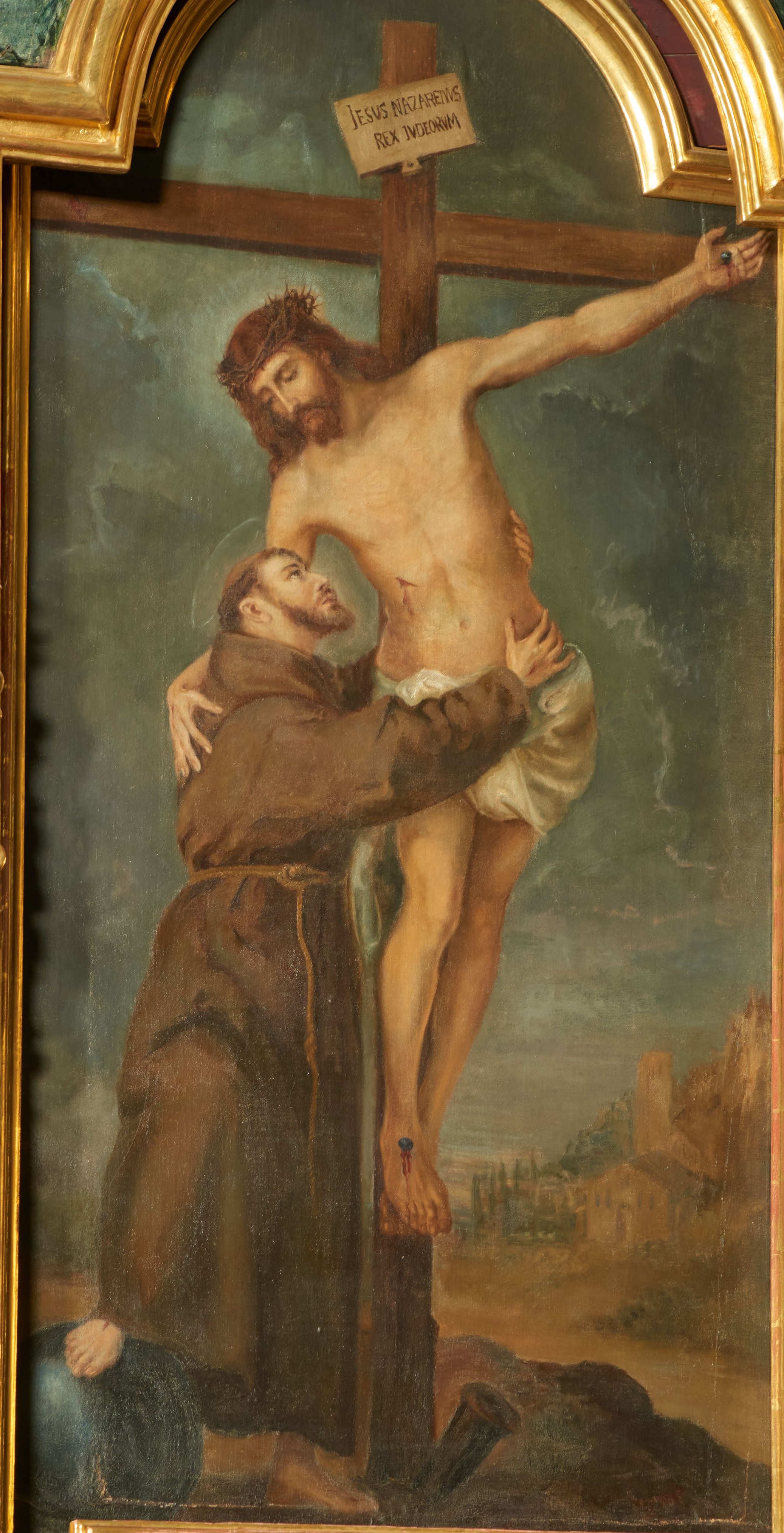 Św. Franciszek i Chrystus Ukrzyżowany