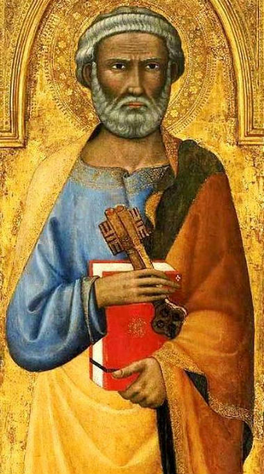Św. Piotr Apostoł. Andrea Vanni, 1390 r.