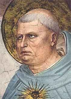 Św. Tomasz z Akwinu. (Fra Angelico).