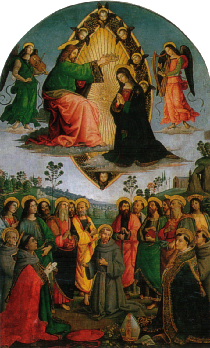 Ukoronowanie Najświętszej Maryi Panny. Pinturicchio.
