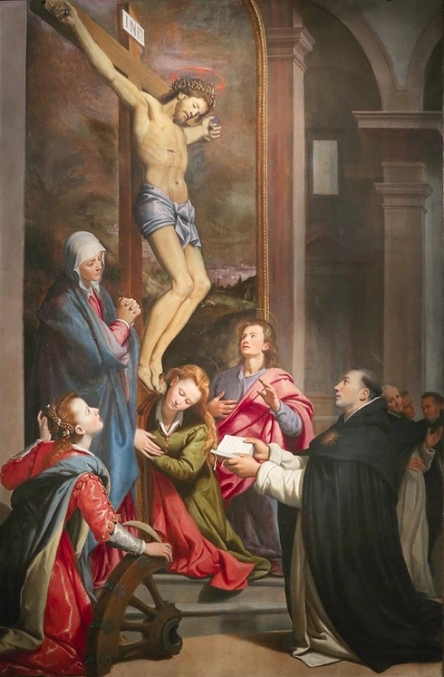 Wizja św. Tomasza z Akwinu. Santi di Tito.