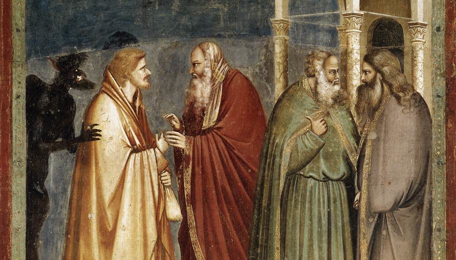 Zdrada Judasza. Giotto.