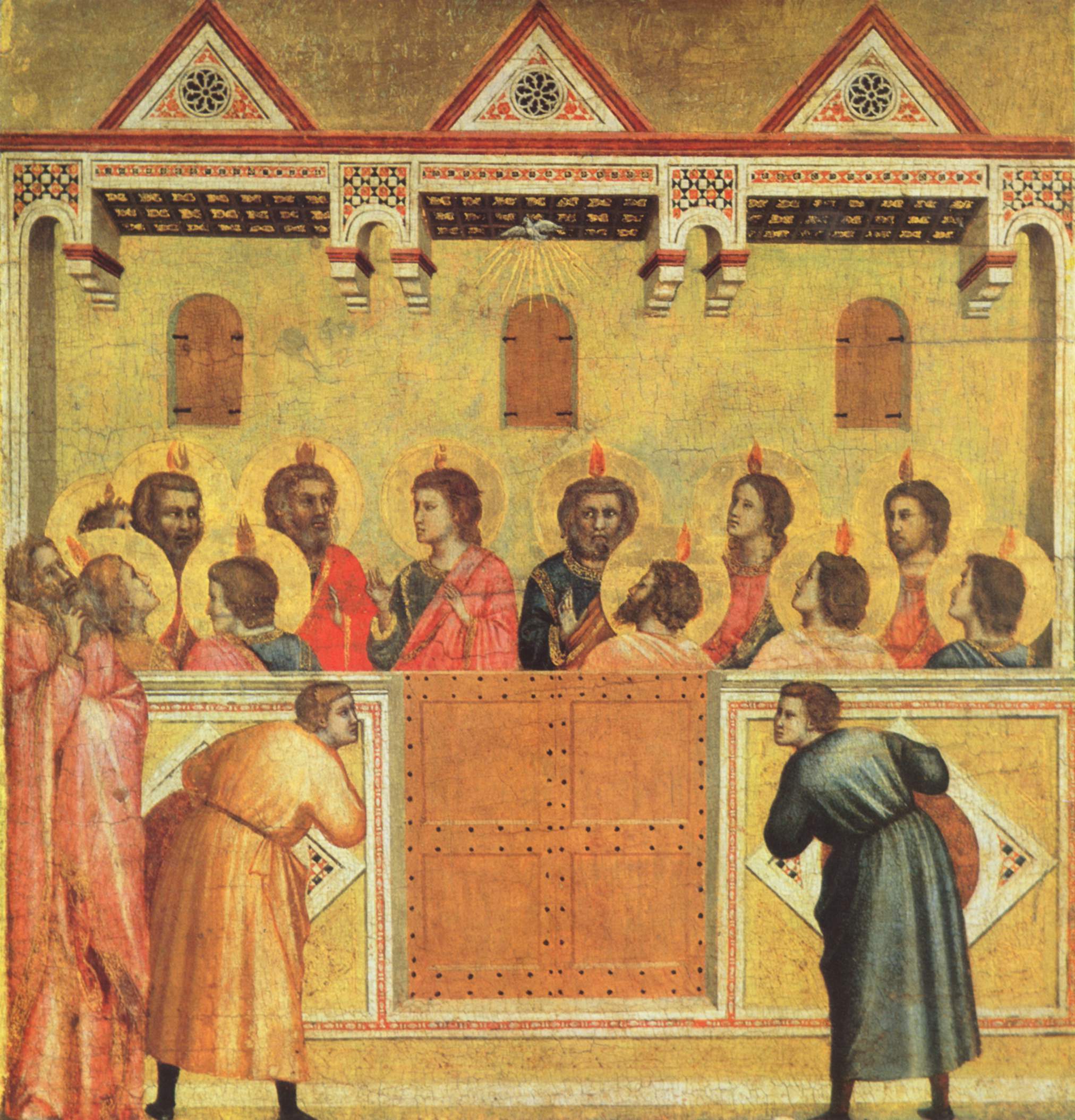Zesłanie Ducha Świętego. Giotto di Bondone.