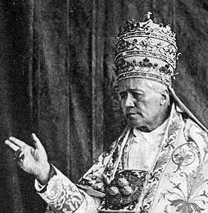 w. Pius X, Papie.